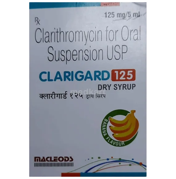clarigard 125mg syrup 30 ml